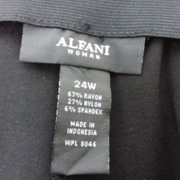 Alfani Houndstooth Knit Pants Skinny Leg  NWT -CC - Picture 5 of 5